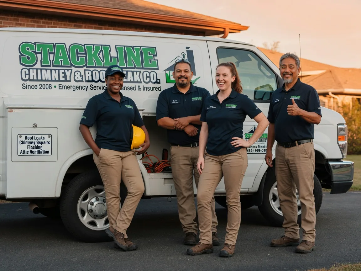 Chimney flashing repair company in Coyle, OK